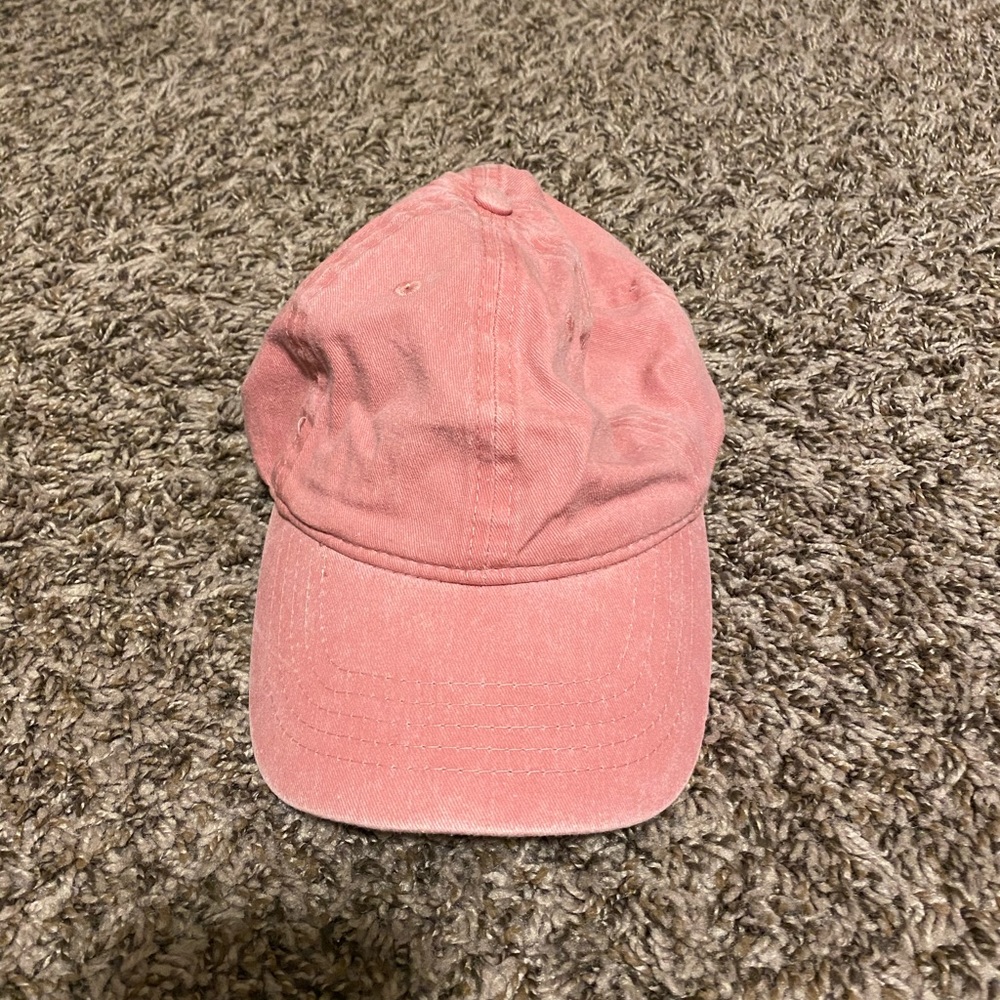 Pink baseball hat